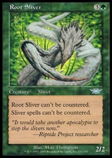 Mtg root sliver played - sliver,