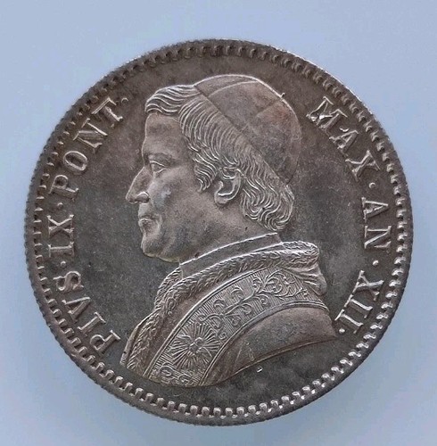 Moneta papa pio - moneta, 20