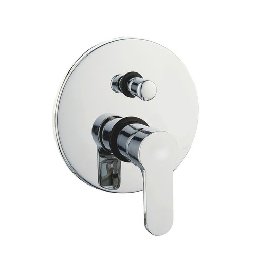 Wall mounted shower mixer with - shower,