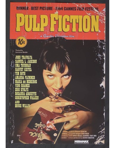 Locandina pulp fiction quentin - fiction,
