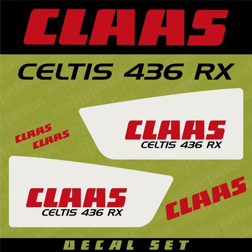 Claas celtis 436 adesivi - claas,