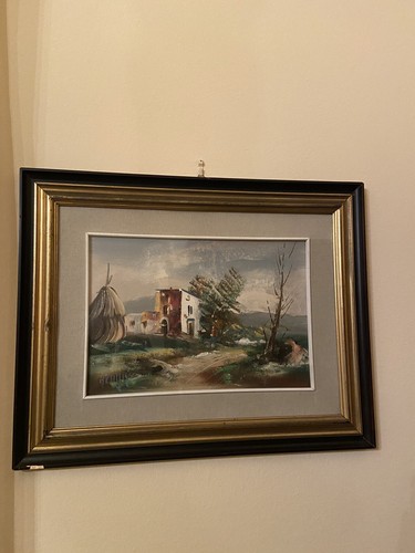 Quadro paesaggio casa - paesaggio,