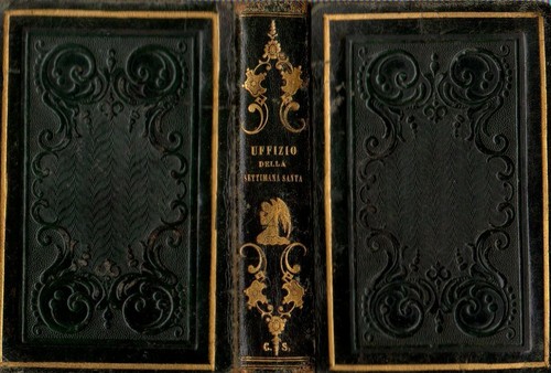 Libro antico 1850 uffizio - antico,