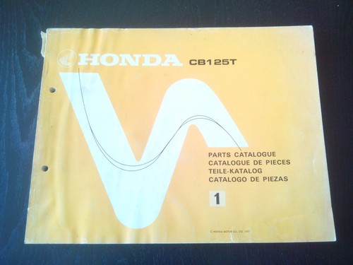 Honda 125 cb125 t 1977 - honda, cb