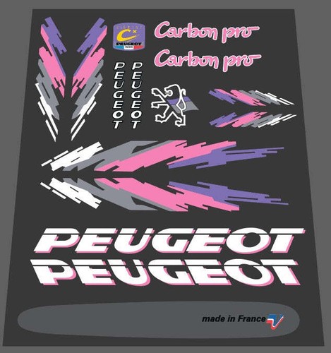 Peugeot carbon pro decal - peugeot,