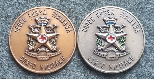 Coppia medaglie esercito - di,