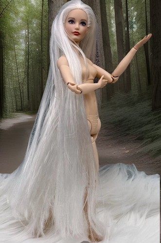 Barbie bambola nuda ibrida - bambola,