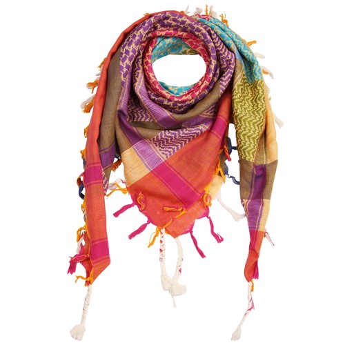 Kefiah colorata multicolore