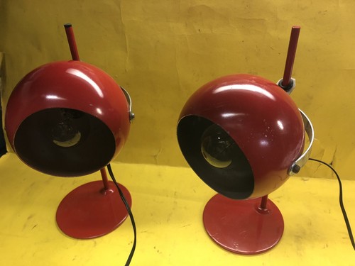 Coppia lampade space age - lampade,