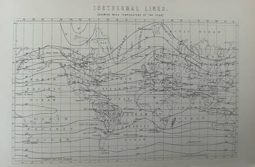 Stampa antica mappa - , clima