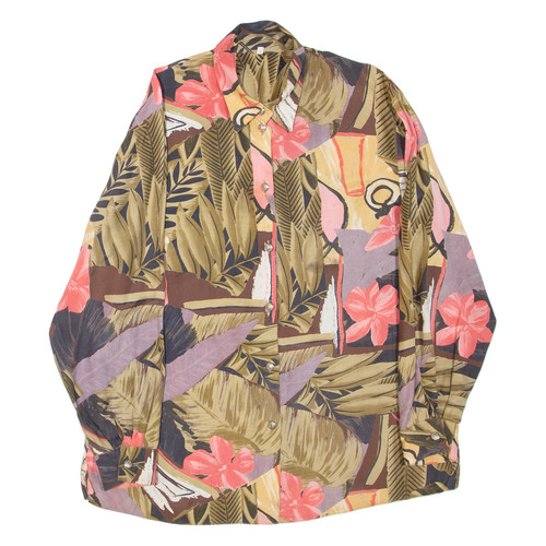 Camicia stampata nera donna - stampata,