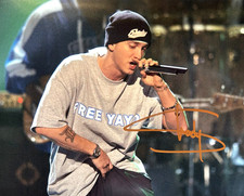 EMINEM foto a colori firmata a