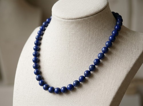 Collana agata blu naturale - collana,