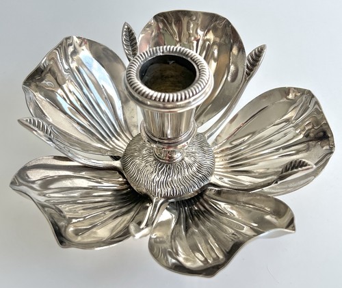 Vintage lotus flower metal - lotus,