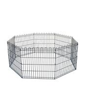 Recinto per Cani Gatti Cuccioli Recinzione Animali Gabbia in Metallo cm 61x61