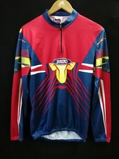 MAGLIA MAILLOT MANICA LUNGA ROAD MTB CICLISMO  CYCLING BRIKO XL