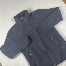 Giacca pile Fjallraven Stina donna XS blu navy full zip tasche zip esterno