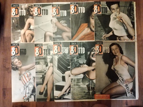 Riviste vintage 8otto - ., pin-up