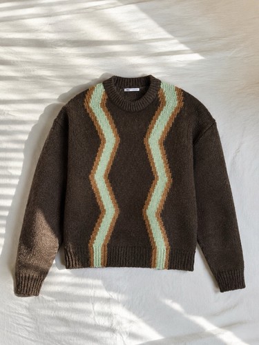 Maglione maglia jacquard
