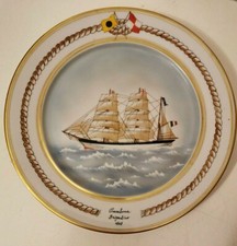 "CASABONA BRIGANTINO 1868" serie I VELIERI DI CAMOGLI ISSEL- PORCELLANA LIMOGES