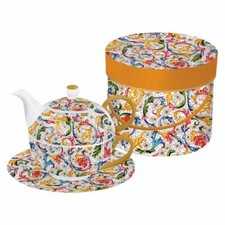 Teiera con tazza piattino in - e,
