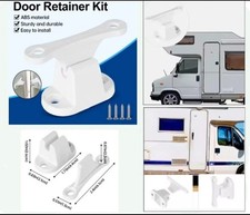 1 pezzi Fermaporta per Camper, Fermaporta per Roulotte, Fermaporta Bianco