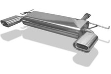 Scarico sportivo Fox Duplex trasversale 1x135x80 mm inclinato Kia Sportage 4x4 2.0 l dal 04