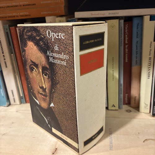 Libro opere manzoni - di,