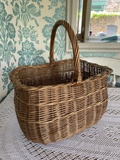 Vintage Wicker Shopping Basket