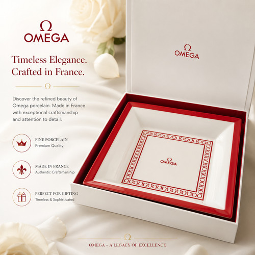 Omega porcelaine limoges - omega, de