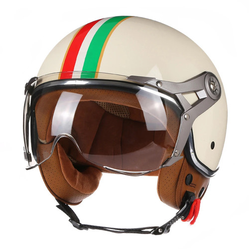 Casque moto jet vintage - moto, 3/4