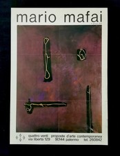 MARIO MAFAI poster manifesto affiche stampa Arte Contemporanea Pittura 1972 E8