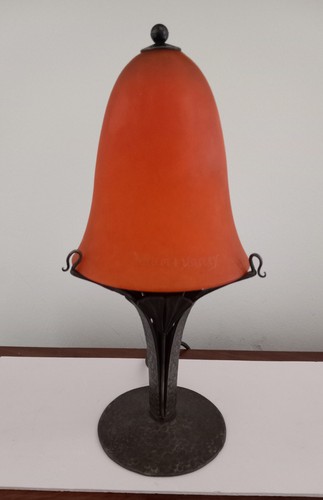 Lampe art déco - lampe, daum