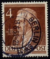 BERLINO 1952 - Usato 4 Pfg