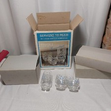 Arcopal Arcoroc 18 Bicchieri Tivoli Romantique Fiori Azzurri  Glasses Verres