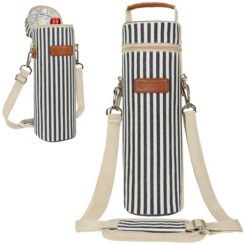 Borsa porta vino isolata - vino,
