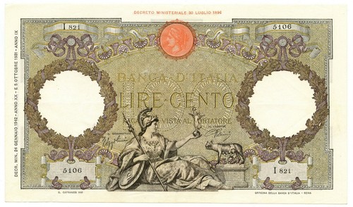 100 lire capranesi aquila - 100,