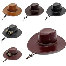 Cappello Cowboy Pu Pelle per