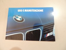 Uso e manutenzione BMW M5 E34