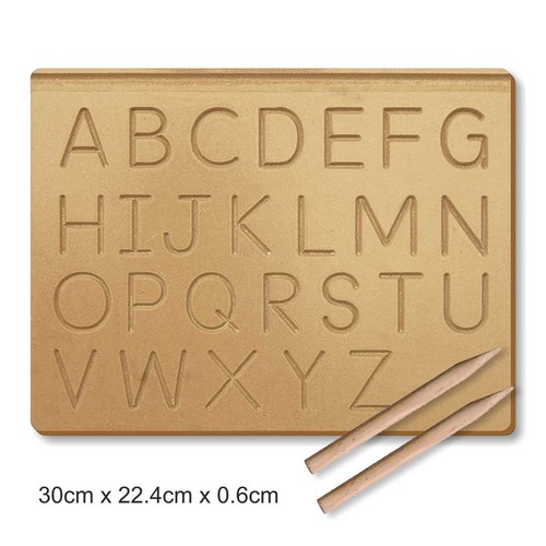 Alphabet uppercase wooden - alphabet,