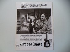 advertising Pubblicità 1968 GRAPPA PIAVE