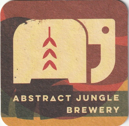 Beer mat abstract jungle - mat,