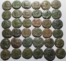 Lotto, 4 Antico Romanzo Imperial Monete Constantine Licinio Valentinian, Valens