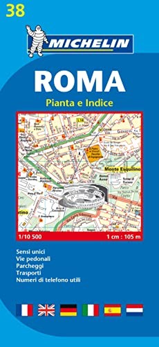 Rome michelin city plan - rome,