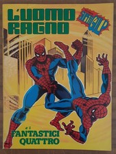 ALBUM L'UOMO RAGNO E I FANTASTICI QUATTRO 1978 CON 146 Figurine Su 256 NO PANINI