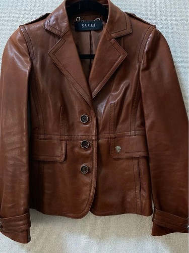 Giacca pelle gucci taglia - giacca,