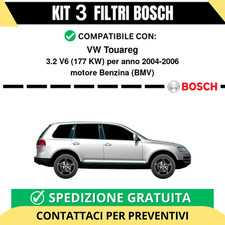 KIT BOSCH 3 Filtri tagliando