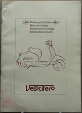 manuale catalogo parti ricambi italjet moto velocifero 1996 scooter epoca