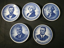 5 Piatti Royal copenhagen - Presidenti Americani - 2010