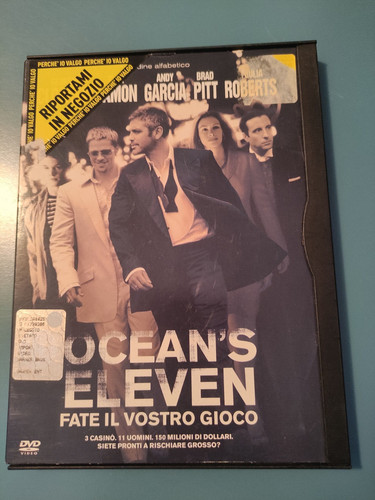 Dvd ocean eleven - fate, il